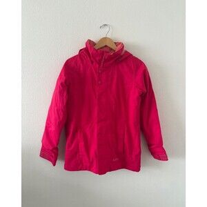 Burton Girls Sz XL Dryride Hot Pink Snowboard Ski Snow Jacket Zip Up Hooded